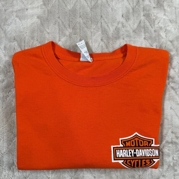 Harley Davidson Retro Shirt Men Size L Aruba Short Sleeve - Picture 8 of 8